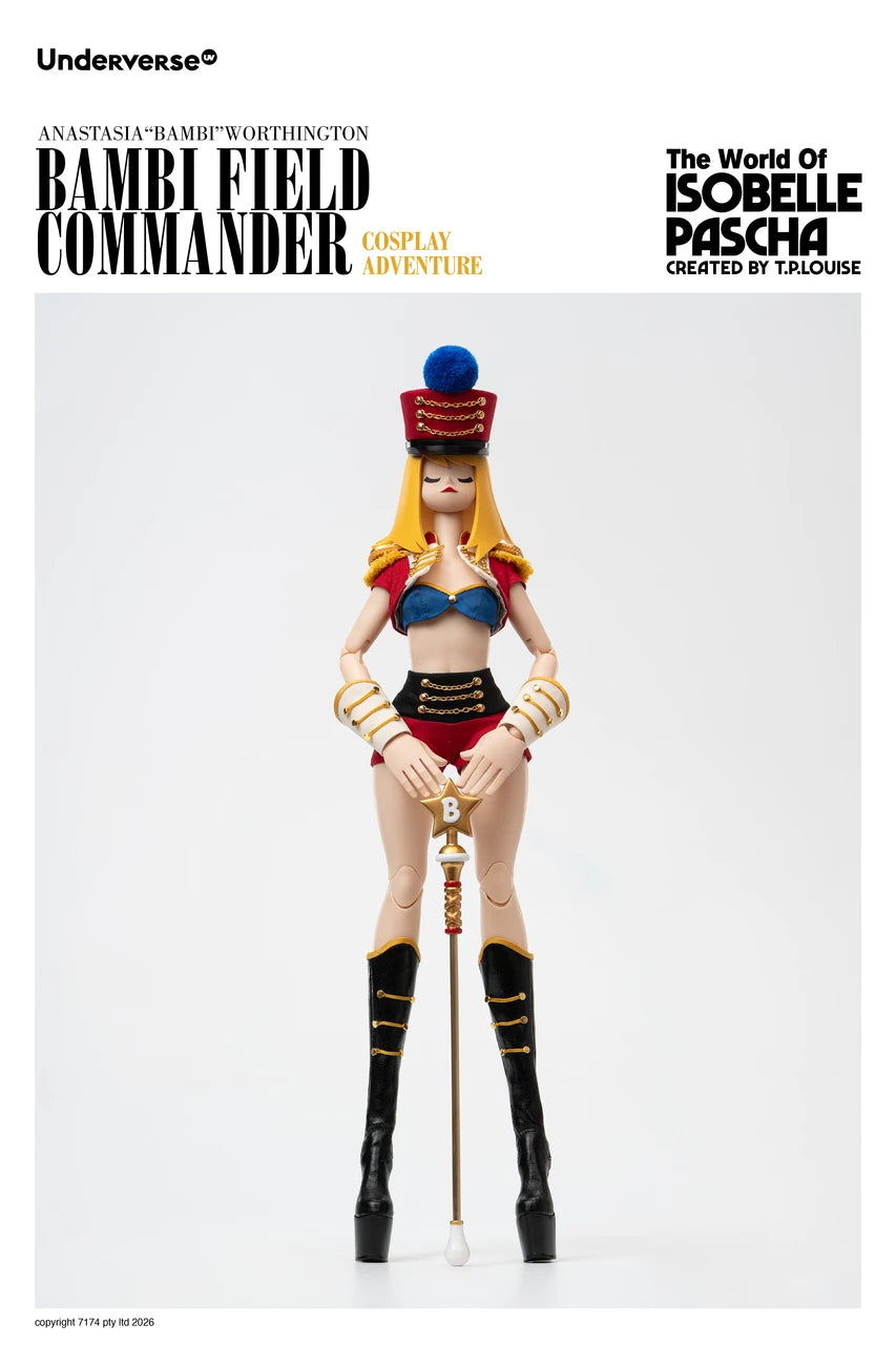 Preventa Figura Field Commander Bambi - The World of Isobelle Pascha Cosplay Adventure (Diseñador) marca Underverse UV202615-1 escala 1/6