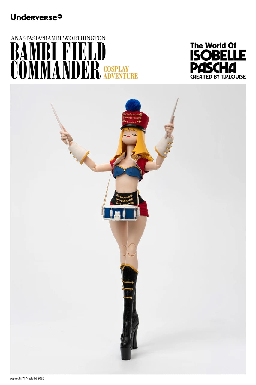 Preventa Figura Field Commander Bambi - The World of Isobelle Pascha Cosplay Adventure (Diseñador) marca Underverse UV202615-1 escala 1/6