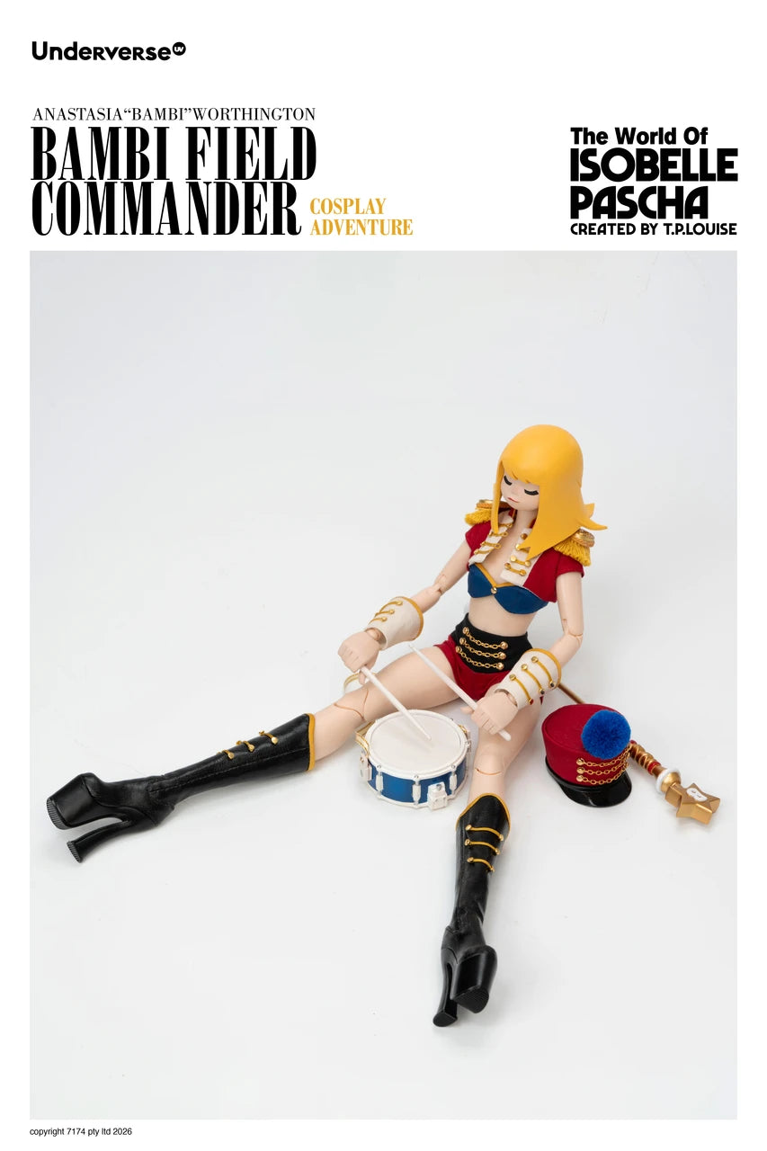 Preventa Figura Field Commander Bambi - The World of Isobelle Pascha Cosplay Adventure (Diseñador) marca Underverse UV202615-1 escala 1/6