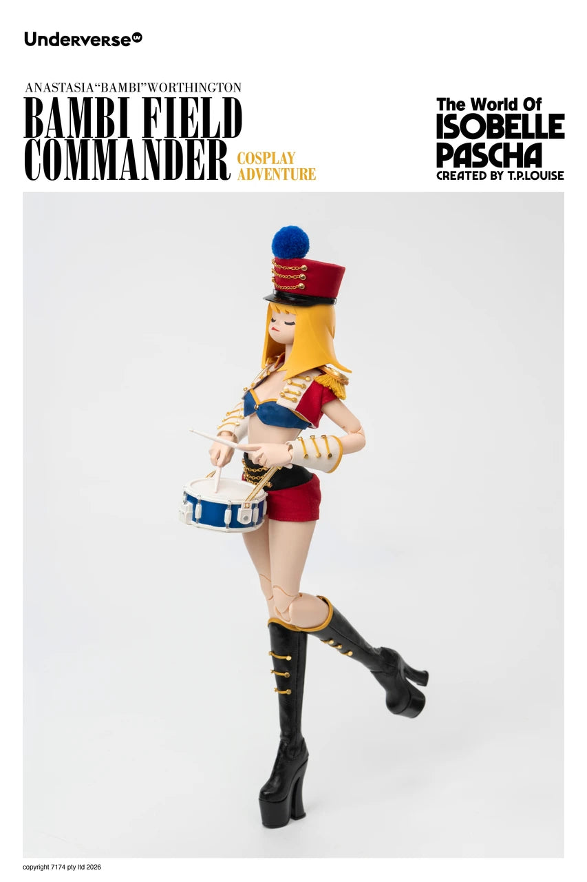 Preventa Figura Field Commander Bambi - The World of Isobelle Pascha Cosplay Adventure (Diseñador) marca Underverse UV202615-1 escala 1/6