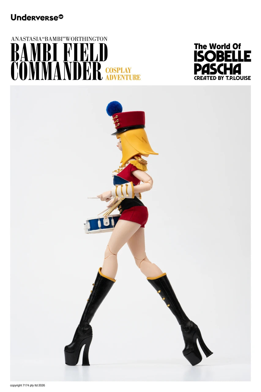 Preventa Figura Field Commander Bambi - The World of Isobelle Pascha Cosplay Adventure (Diseñador) marca Underverse UV202615-1 escala 1/6