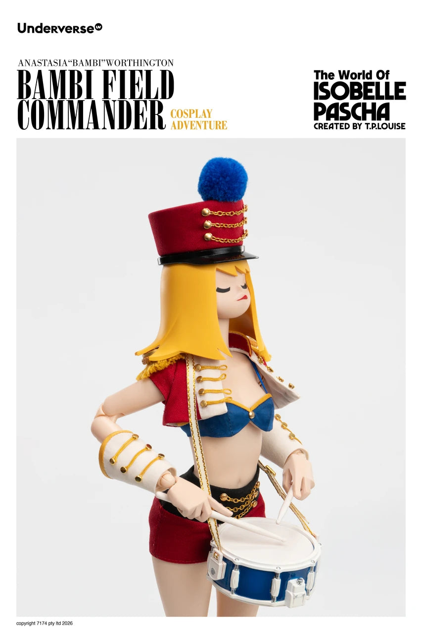 Preventa Figura Field Commander Bambi - The World of Isobelle Pascha Cosplay Adventure (Diseñador) marca Underverse UV202615-1 escala 1/6