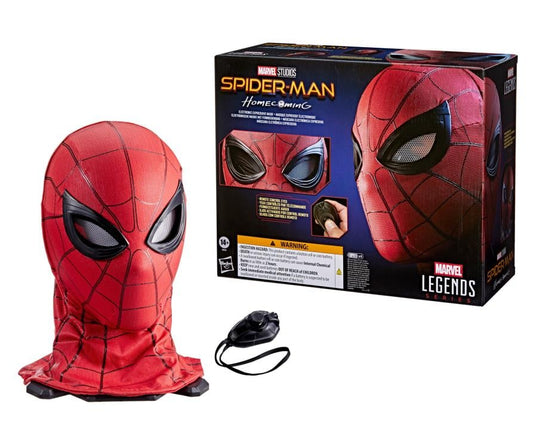 Pedido Mascara de Spider-Man (electrónica usable expresiva) - Spider-Man: Homecoming - Marvel Legends marca Hasbro escala real 1/1