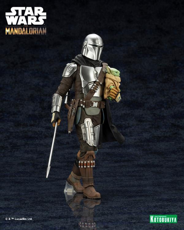 Pedido Estatua The Mandalorian & Grogu - Star Wars: The Mandalorian - ArtFX+ marca Kotobukiya escala 1/10