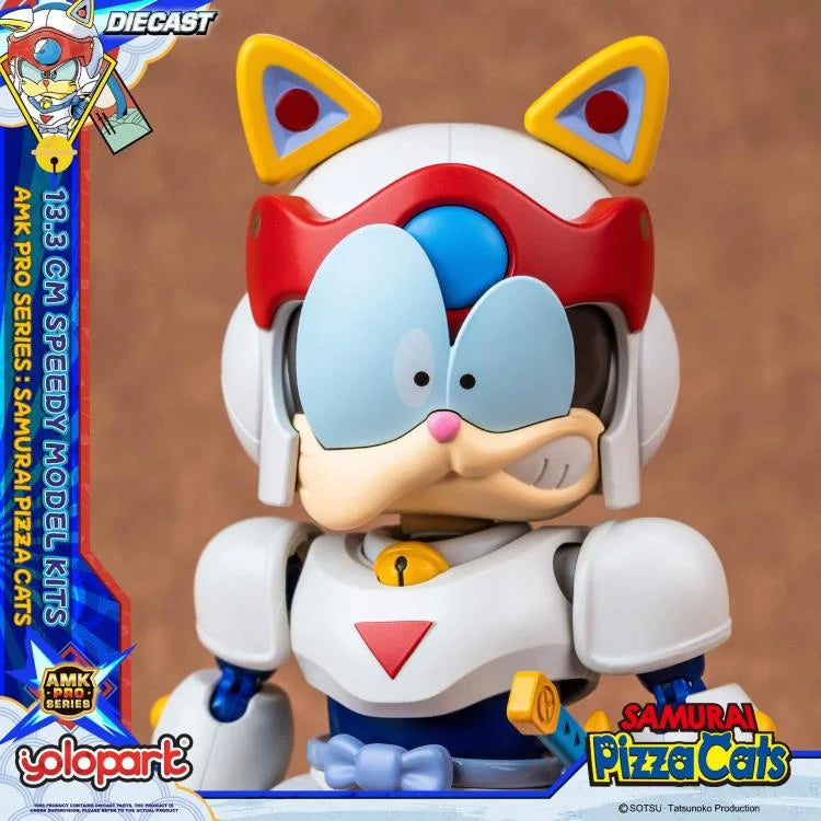 Preventa Figura Speedy (set doble) (Diecast)- Samurai Pizza Cats - AMK PRO Series - Model Kit marca Yolopark
