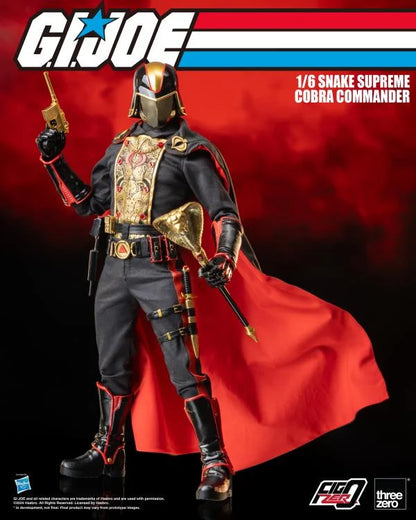 Pedido Figura Snake Supreme Cobra Commander - G.I.Joe FigZero marca Threezero 3Z0737 escala 1/6