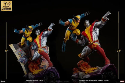 Preventa Estatua Marvel Colossus & Wolverine (Fastball Special) - Premium Format marca Sideshow Collectibles (61 cm)