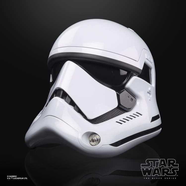 Pedido Casco Electrónico First Order Stormtrooper (con cambiador de voz) - Star Wars: The Black Series marca Hasbro escala real 1/1