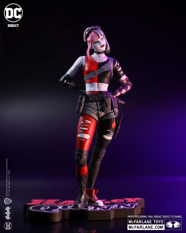Preventa Estatua Harley Quinn (Simone Di Meo version) (Edición Limitada) (Poliresina)- Red & White & Black - DC Comics marca McFarlane Toys x DC Direct escala 1/10
