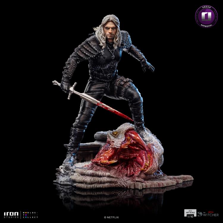 Preventa Estatua Geralt of Rivia - The Witcher - Limited Edition marca Iron Studios escala de arte 1/10