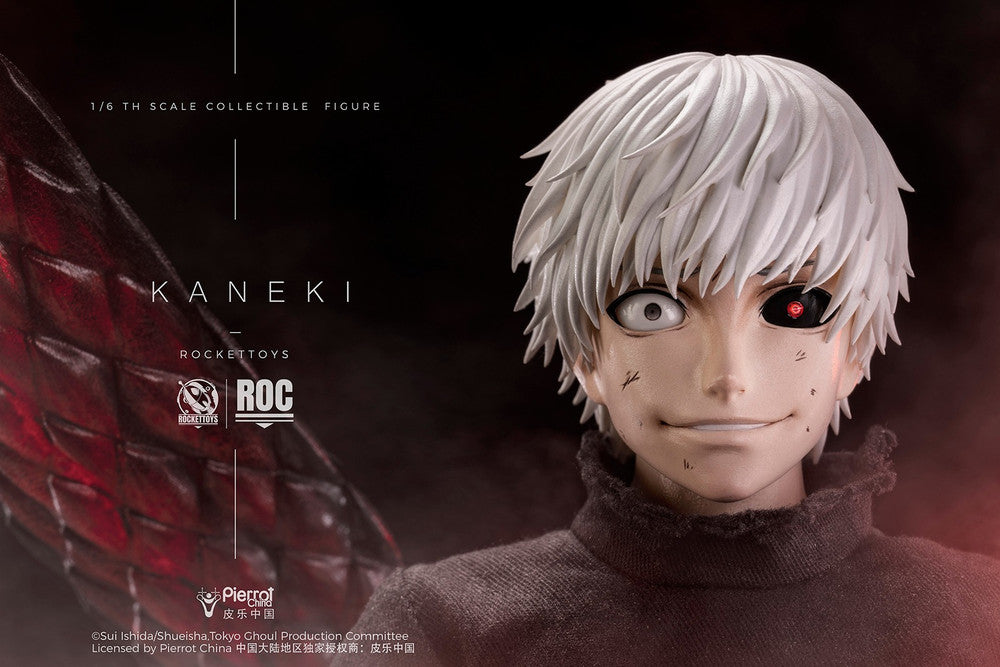 Preventa Figura KANEKI (Awakening Version) - Tokyo Ghoul marca Rocket Toys ROC-024 escala 1/6