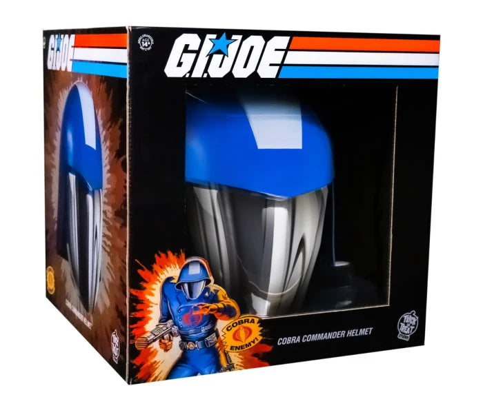 Preventa Casco del Cobra Commander - G.I. Joe marca Trick or Treat Studios escala real 1/1