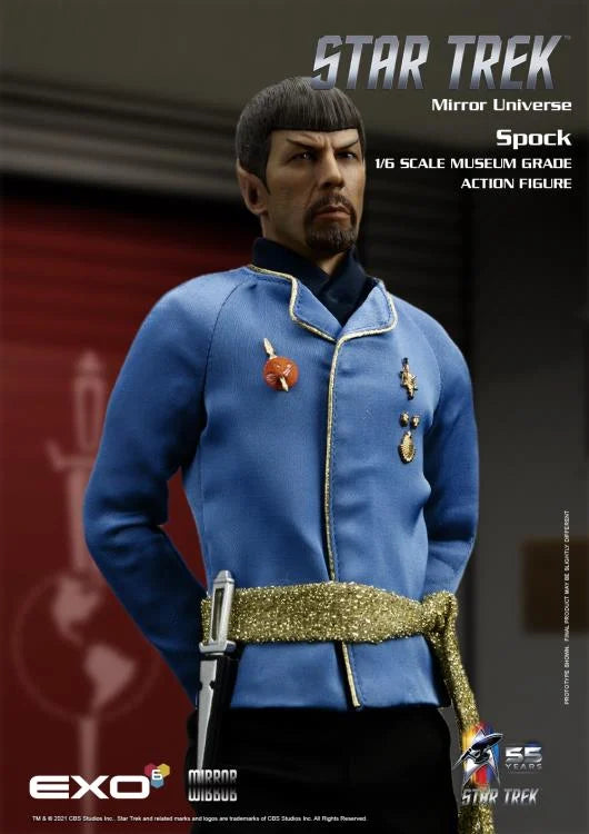 Pedido Figura Mirror Universe Mr. Spock - Star Trek: The Original Series marca EXO-6 EXO-01 escala 1/6