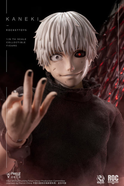 Preventa Figura KANEKI (Awakening Version) - Tokyo Ghoul marca Rocket Toys ROC-024 escala 1/6