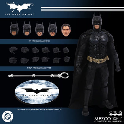Preventa Figura Batman - The Dark Knight One:12 Collective marca Mezco Toyz escala 1/12