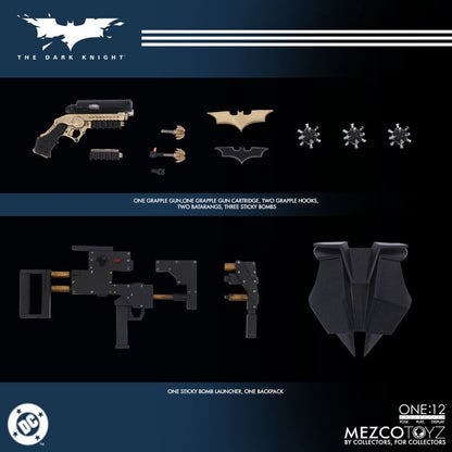 Preventa Figura Batman - The Dark Knight One:12 Collective marca Mezco Toyz escala 1/12