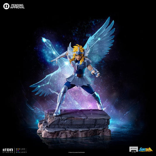 Pedido Estatua Cygnus Hyoga - Saint Seiya - Limited Edition marca Iron Studios escala de arte 1/10