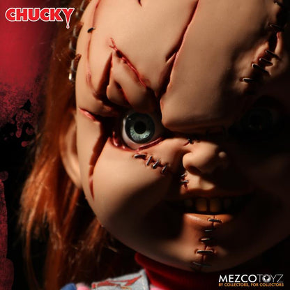 Pedido Figura Chucky (Talking / Parlante) - Bride of Chucky - Mezco Designer Serie marca Mezco Toyz 78003B Mega escala (38 cm)