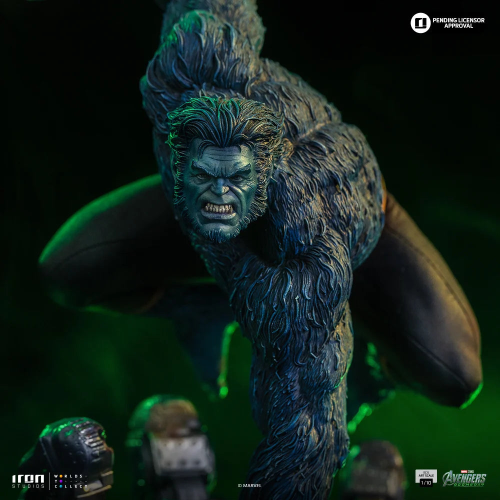 Preventa Estatua Beast - Avengers: Doomsday marca Iron Studios escala de arte 1/10