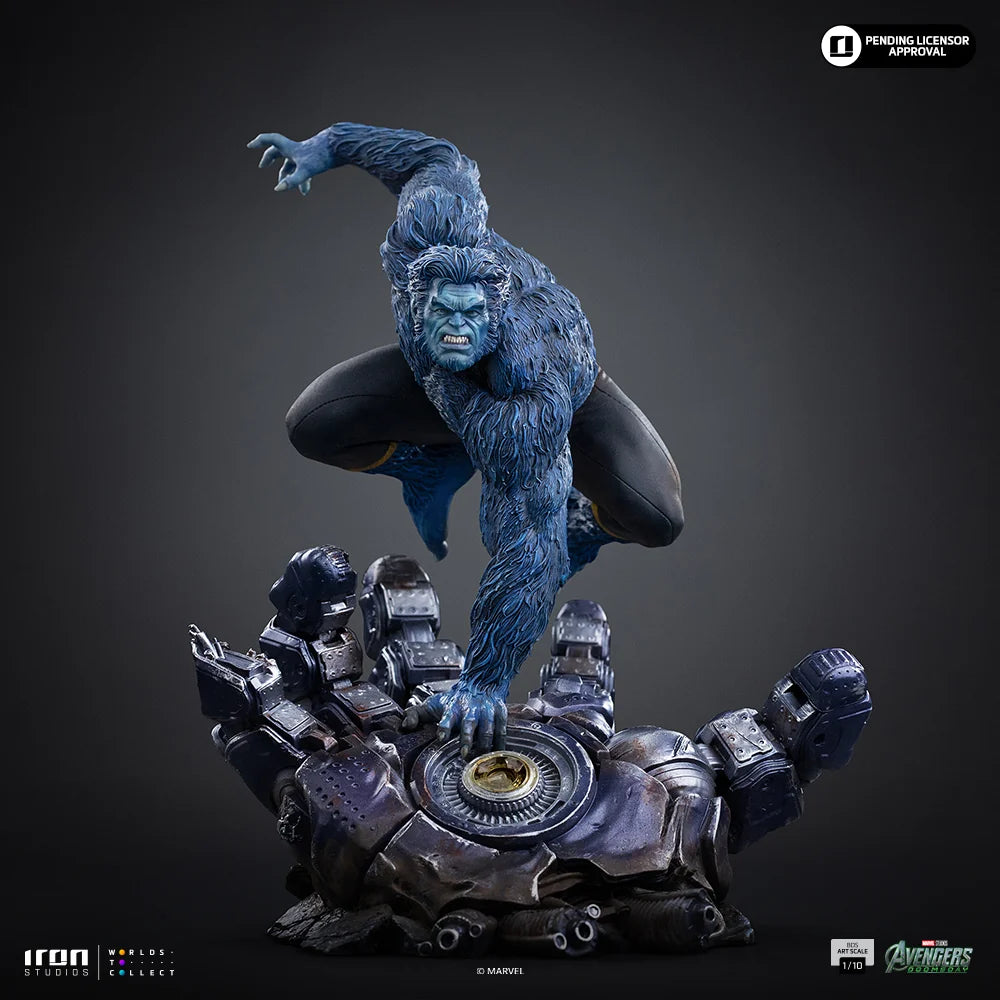 Preventa Estatua Beast - Avengers: Doomsday marca Iron Studios escala de arte 1/10