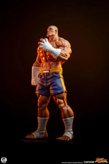 Preventa Set Estatuas Sagat y Juli - Street Jam - Street Fighter marca PCS Collectibles escala 1/10