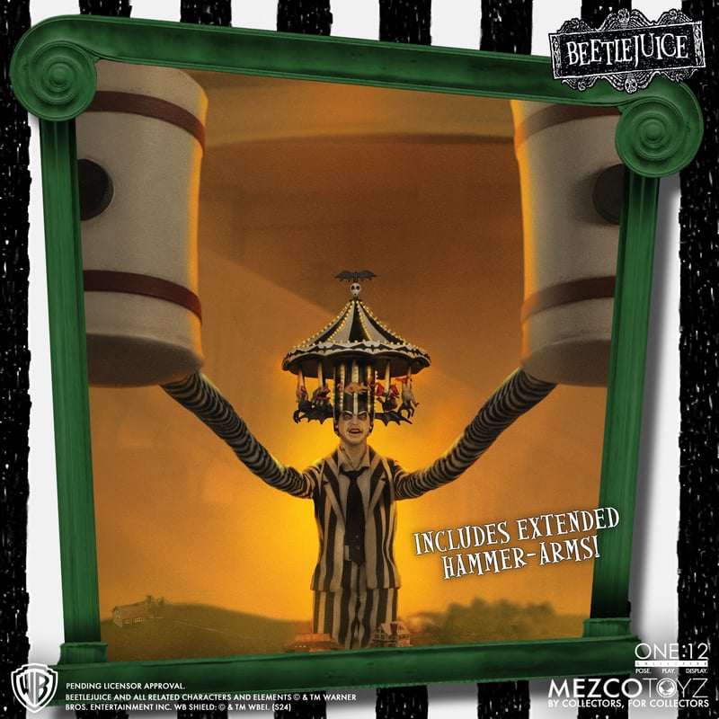 Pedido Figura Beetlejuice (Deluxe Edition) - Beetlejuice (1998) - One:12 Collective marca Mezco Toyz escala 1/12