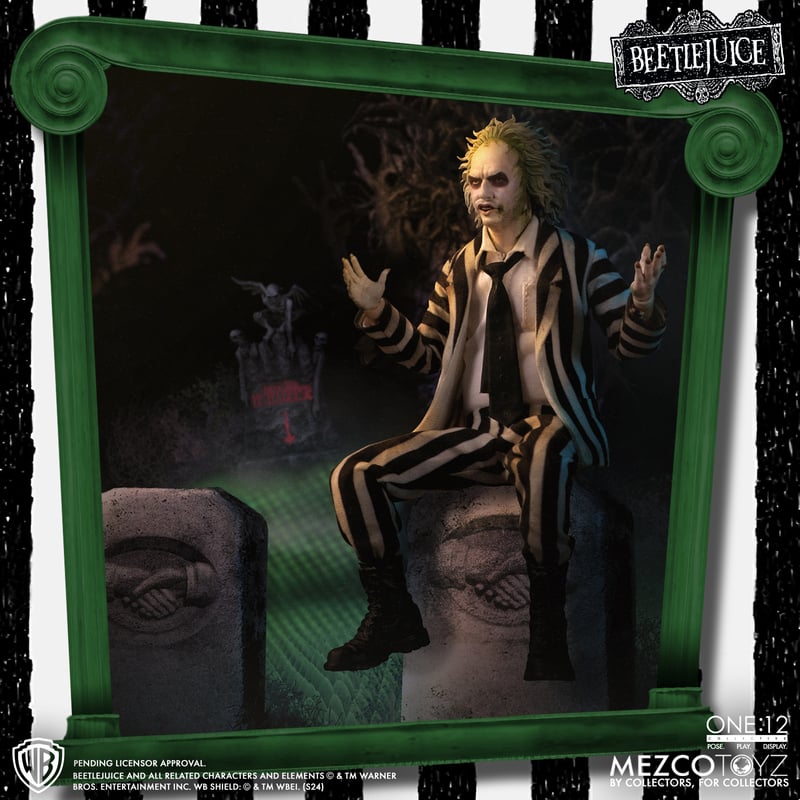 Pedido Figura Beetlejuice (Deluxe Edition) - Beetlejuice (1998) - One:12 Collective marca Mezco Toyz escala 1/12
