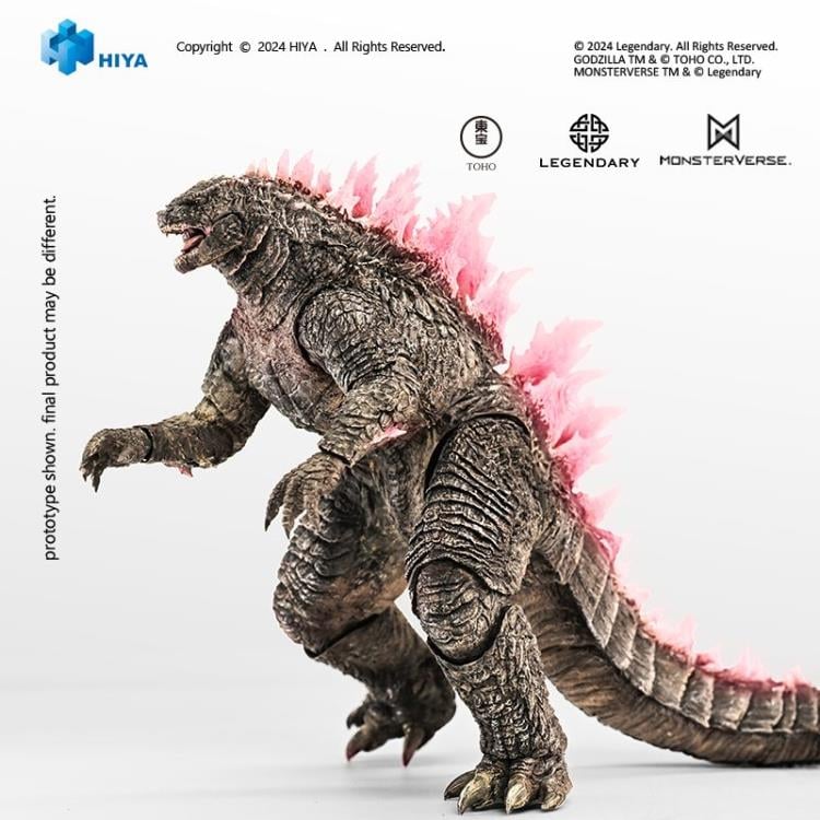 Preventa Figura Godzilla Evolved (Exclusiva PX Previews) - Godzilla x Kong: The New Empire - Exquisite Basic marca HIYA EBG0412 sin escala (18 cm)