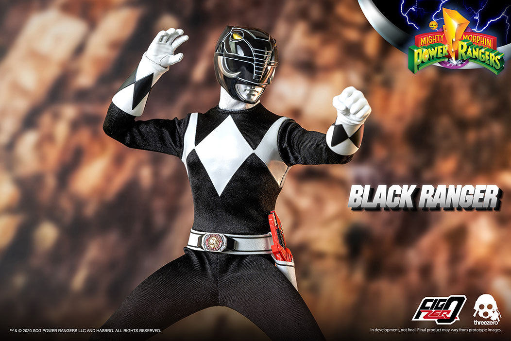 Pedido Figura Black Ranger - Mighty Morphin Power Rangers - FigZero marca Threezero 3Z0197 escala 1/6