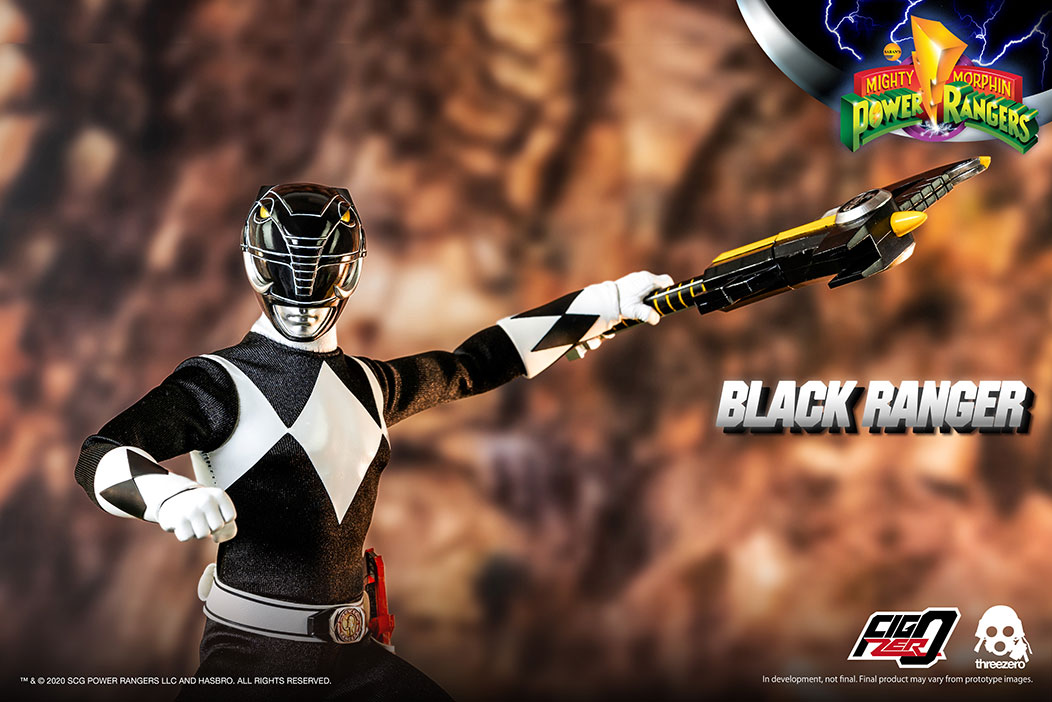 Pedido Figura Black Ranger - Mighty Morphin Power Rangers - FigZero marca Threezero 3Z0197 escala 1/6