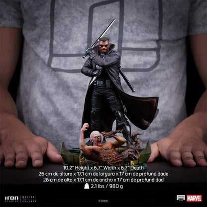 Preventa Estatua Marvel Comics Blade marca Iron Studios escala de arte 1/10
