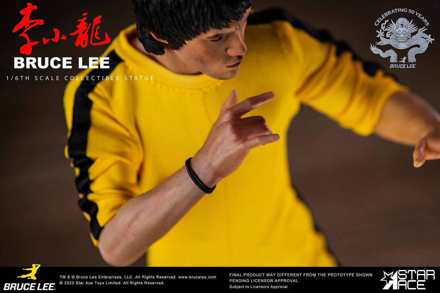 Preventa Estatua Bruce Lee (Deluxe Version) - 50th Anniversary Commemorative marca Star Ace SA9064 escala 1/6