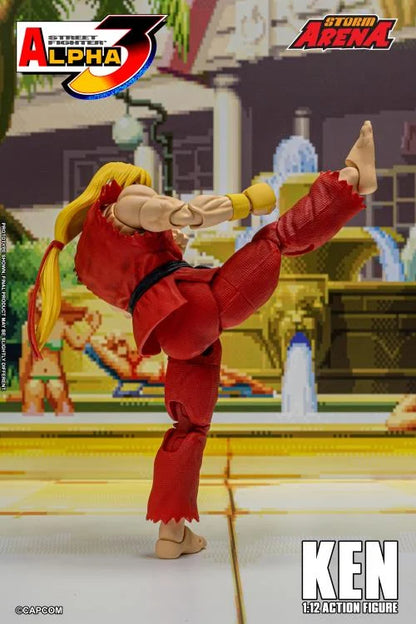 Preventa Figura KEN (Storm Arena) - Street Fighter Alpha 3 marca Storm Collectibles SFSA01 escala pequeña 1/12