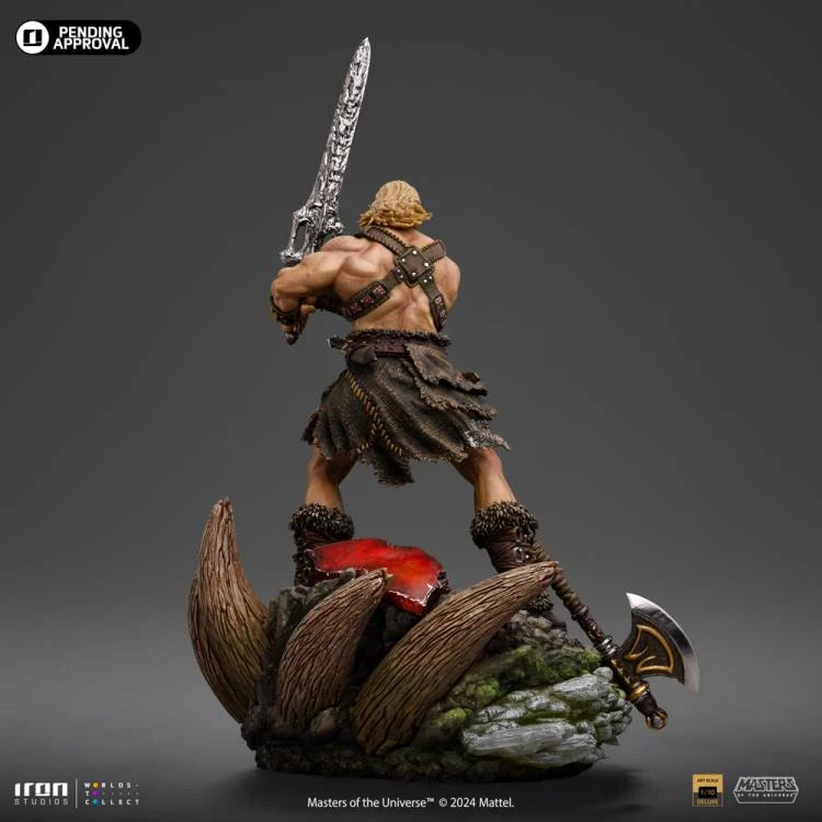 Preventa Estatua He-Man Unleashed - Masters of the Universe - Limited Edition marca Iron Studios escala de arte 1/10