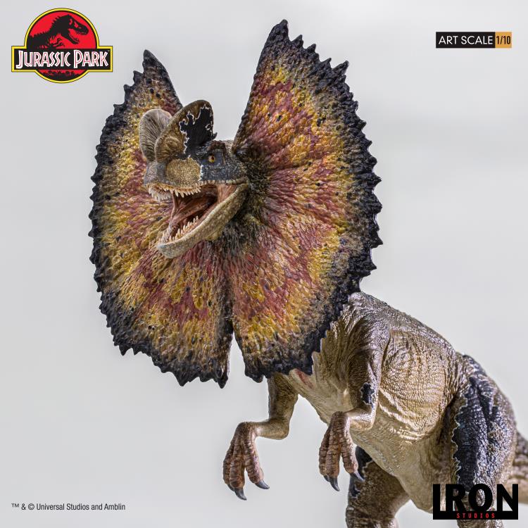 Preventa Estatua Dilophosaurus - Jurassic Park Icons - Limited Edition marca Iron Studios escala de arte 1/10