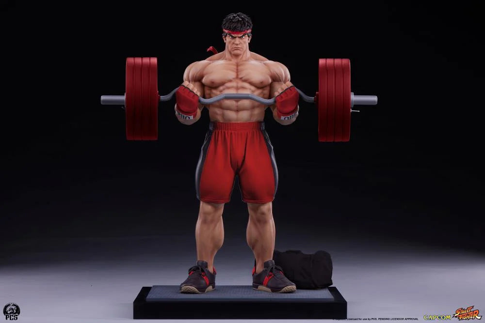 Preventa Estatua Ryu (Powerlifting Classic version) - Street Fighter Premier Series marca PCS Collectibles escala 1/4