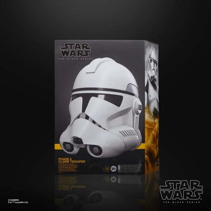 Pedido Casco Electrónico del Clone Trooper (Phase II) - Star Wars: The Black Series marca Hasbro escala real 1/1