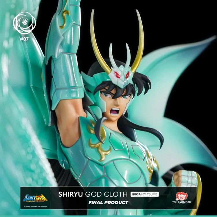 Pedido Estatua SHIRYU God Cloth (Limited Edition) - Saint Seiya Ikigai marca TSUME a escala 1/6 (43 cm)