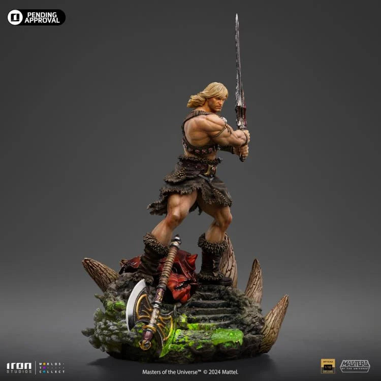 Preventa Estatua He-Man Unleashed - Masters of the Universe - Limited Edition marca Iron Studios escala de arte 1/10
