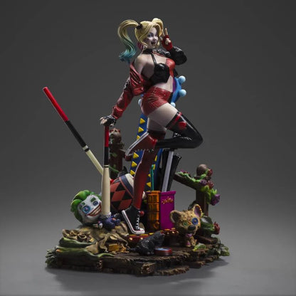 Preventa Estatua Harley Quinn (Deluxe) - Gotham City Sirens - Limited Edition marca Iron Studios escala de arte 1/10