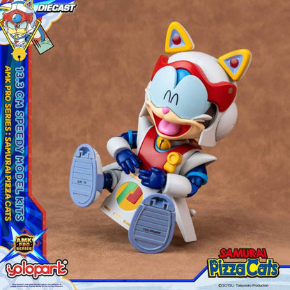Preventa Figura Speedy (set doble) (Diecast)- Samurai Pizza Cats - AMK PRO Series - Model Kit marca Yolopark