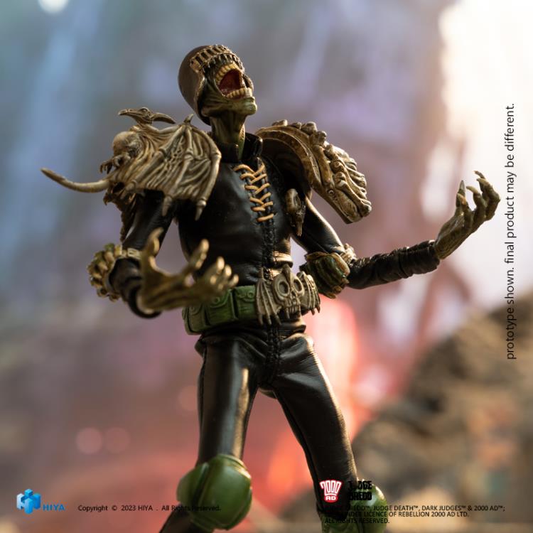 Preventa Figura Judge Death - 2000 AD Exquisite Super Series marca HIYA ESJ0054 escala 1/12