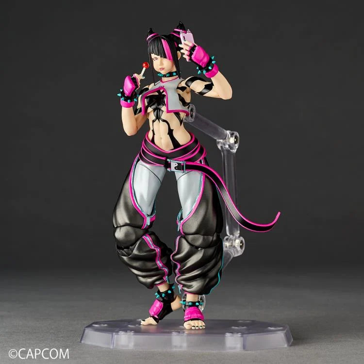 Pedido Figura Juri - Street Fighter 6 - Amazing Yamaguchi Revoltech marca Kaiyodo NR065 escala 1/12