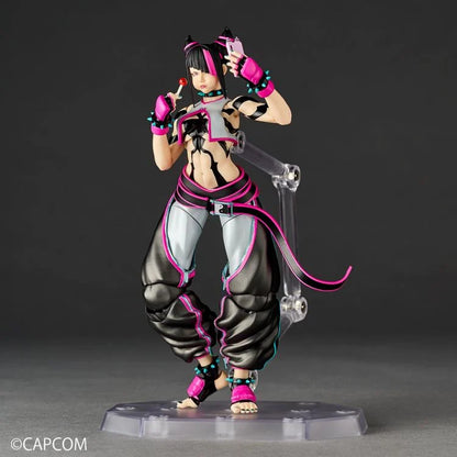 Pedido Figura Juri - Street Fighter 6 - Amazing Yamaguchi Revoltech marca Kaiyodo NR065 escala 1/12