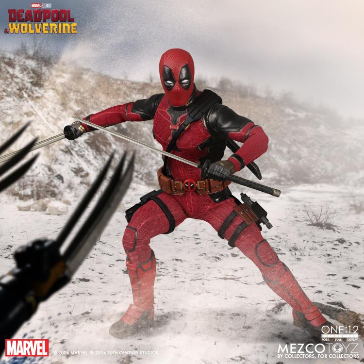 Pedido Figura Deadpool (Deluxe Edition) - Deadpool & Wolverine - One:12 Collective marca Mezco Toyz 76213 escala pequeña 1/12