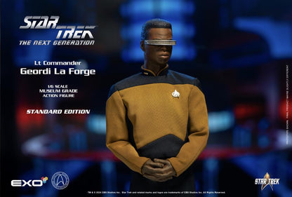 Preventa Figura Lt. Commander Geordi La Forge (Standard version) - Star Trek: The Next Generation marca EXO-6 EXO-01-018S escala 1/6