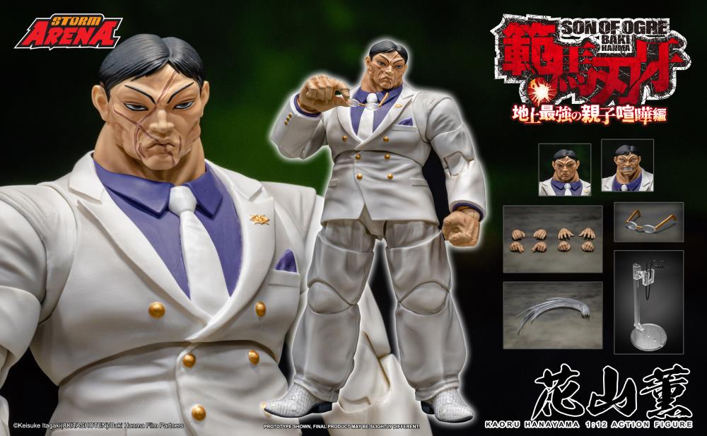 Preventa Figura Kaoru Hanayama (Storm Arena) - Baki Hanma: Son of Ogre marca Storm Collectibles escala 1/12