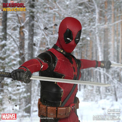 Pedido Figura Deadpool (Deluxe Edition) - Deadpool & Wolverine - One:12 Collective marca Mezco Toyz 76213 escala pequeña 1/12