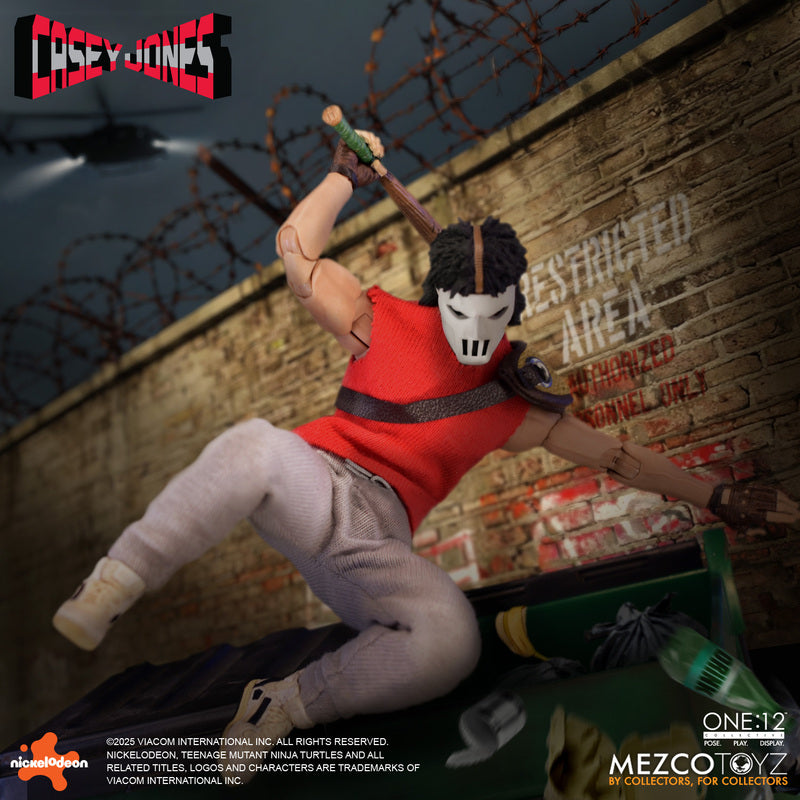Preventa Figura Casey Jones - Teenage Mutant Ninja Turtles - One:12 Collective marca Mezco Toyz escala 1/12