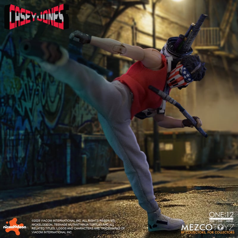 Preventa Figura Casey Jones - Teenage Mutant Ninja Turtles - One:12 Collective marca Mezco Toyz escala 1/12